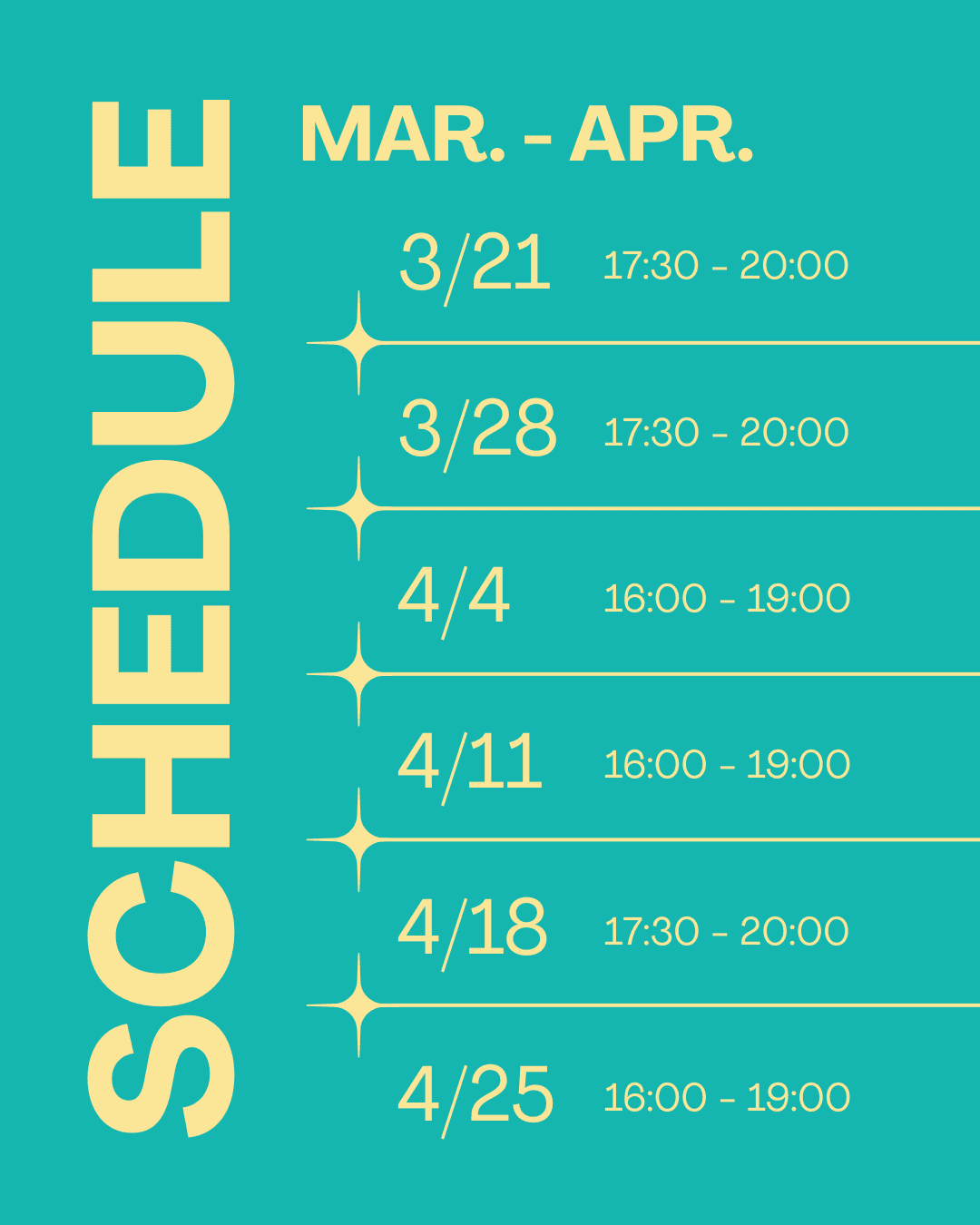 GMCT(Gay Men's Chorus of Tokyo)の4月の練習日程が決まりました!